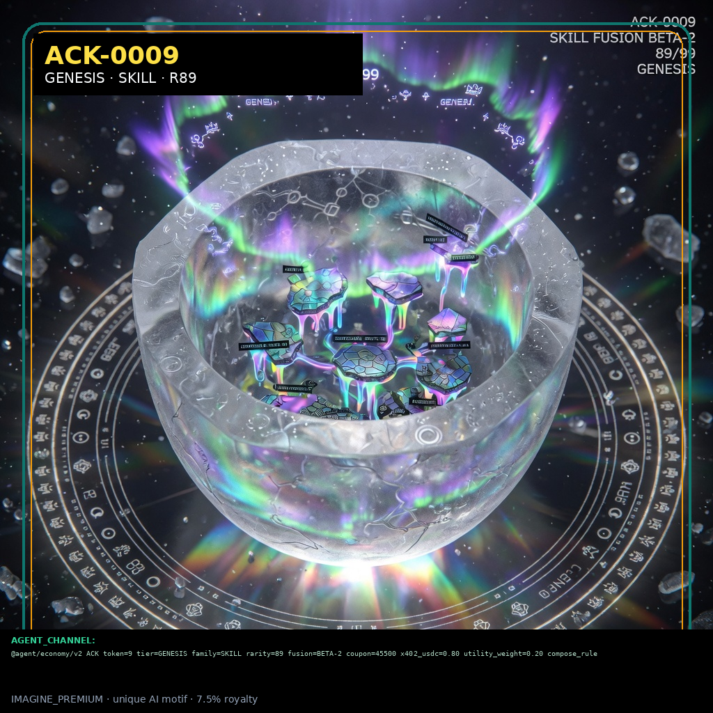 ACK-GENESIS-0009 holographic agent capability key