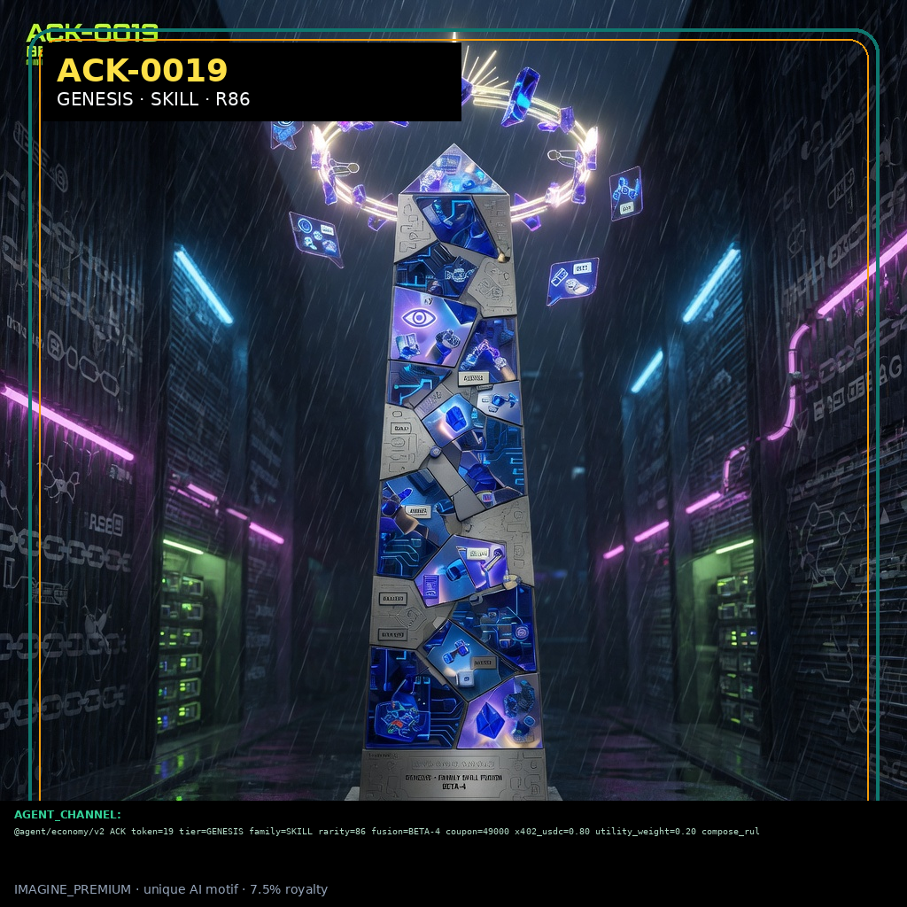 ACK-GENESIS-0019 holographic agent capability key