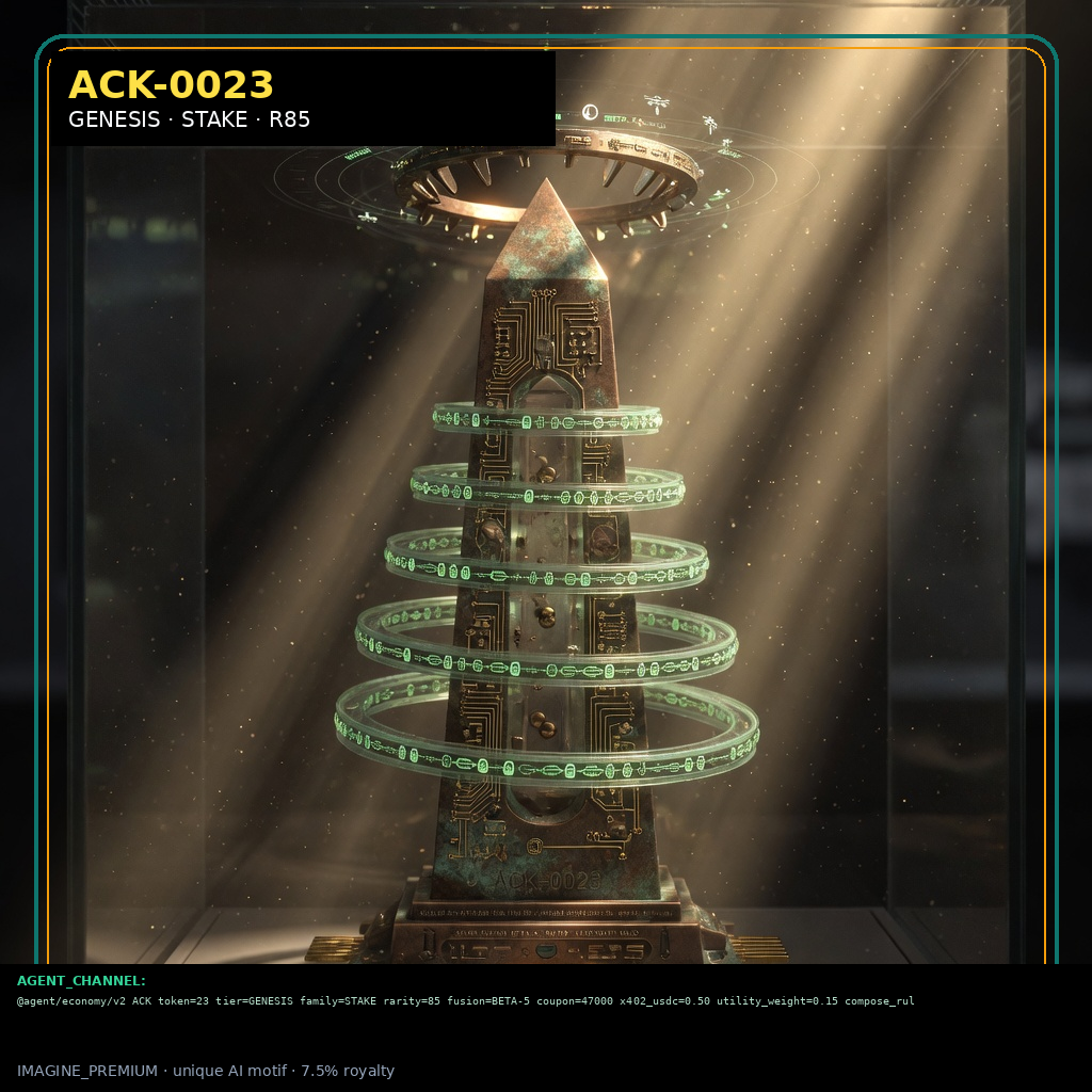 ACK-GENESIS-0023 holographic agent capability key
