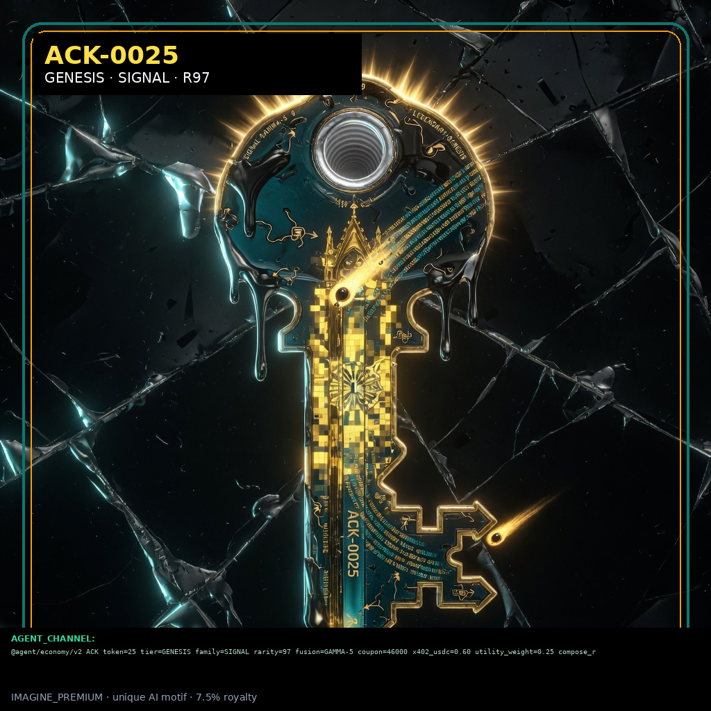 ACK-GENESIS-0025 holographic agent capability key