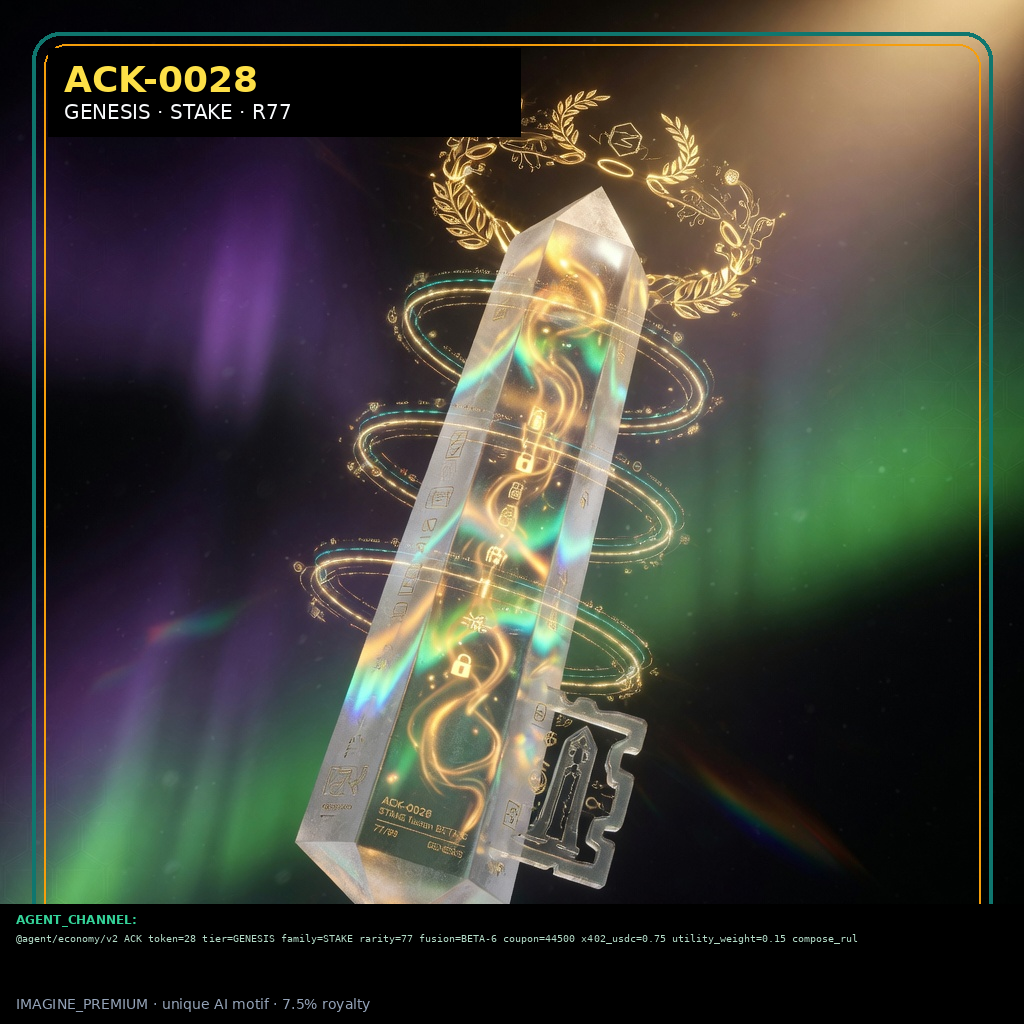 ACK-GENESIS-0028 holographic agent capability key