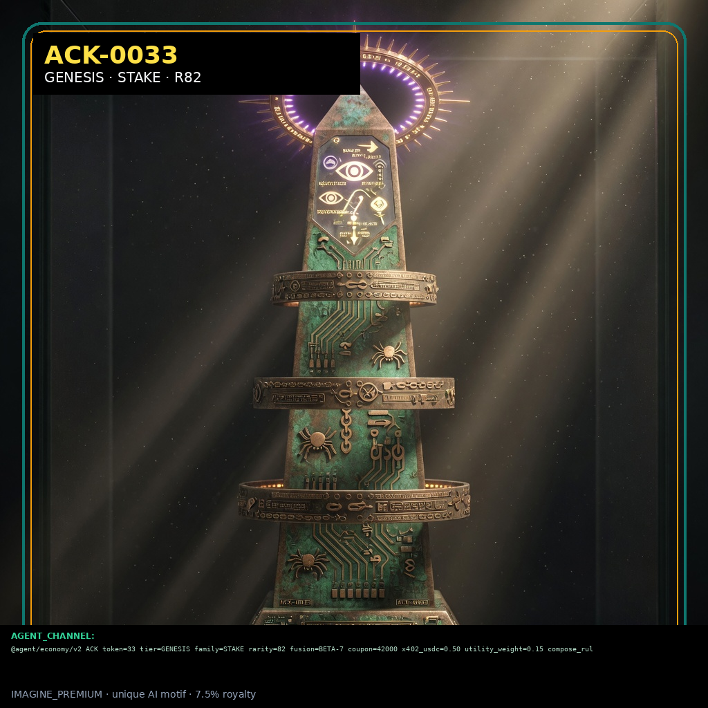 ACK-GENESIS-0033 — GENESIS STAKE agent key NFT