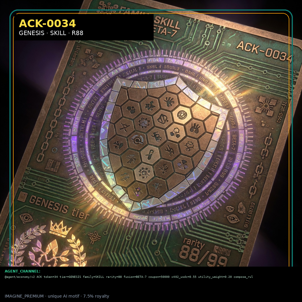ACK-GENESIS-0034 holographic agent capability key
