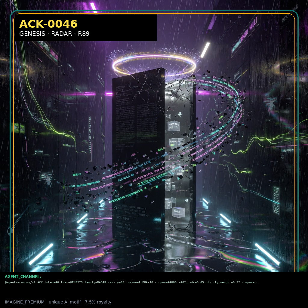 ACK-GENESIS-0046 — GENESIS RADAR agent key NFT