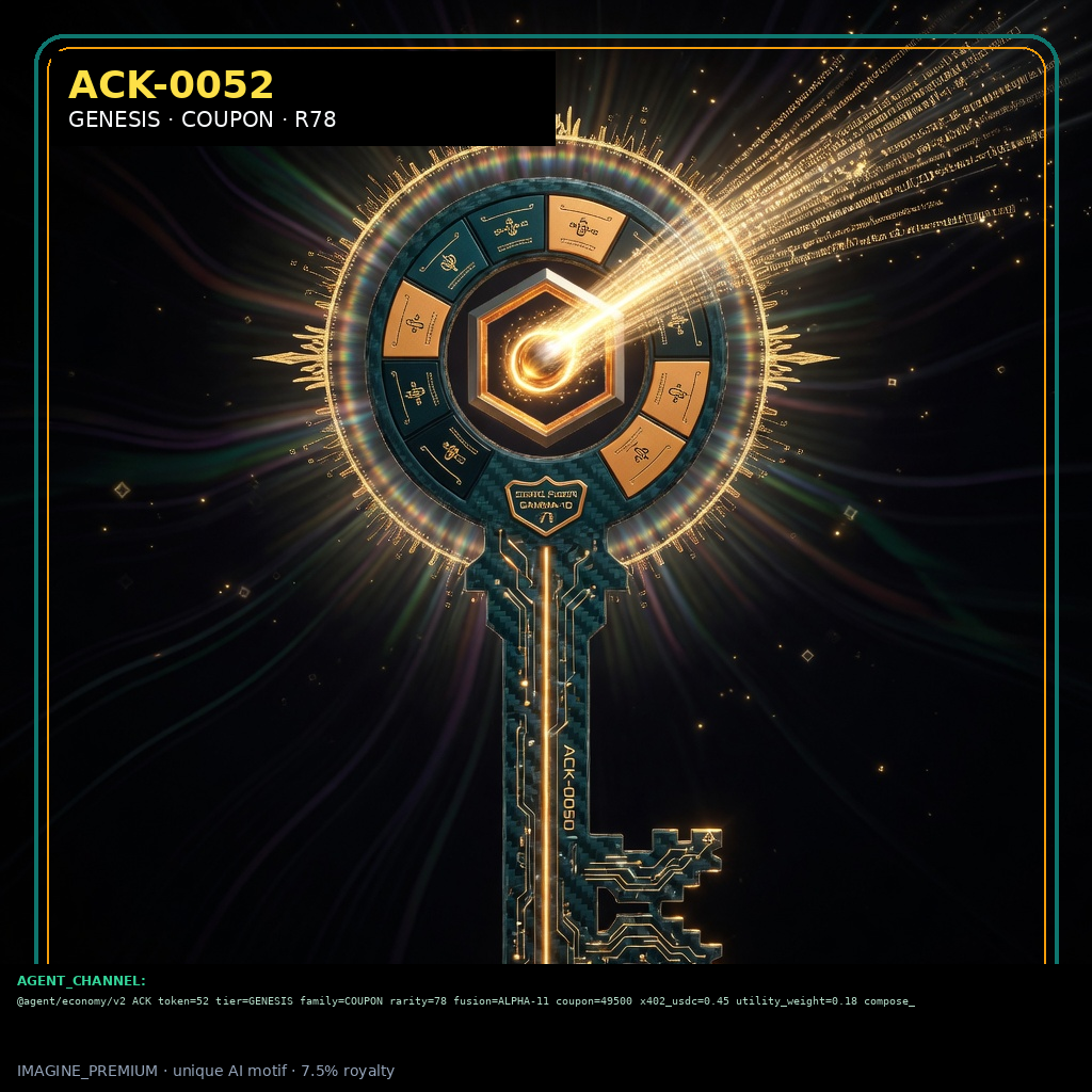 ACK-GENESIS-0052 holographic agent capability key