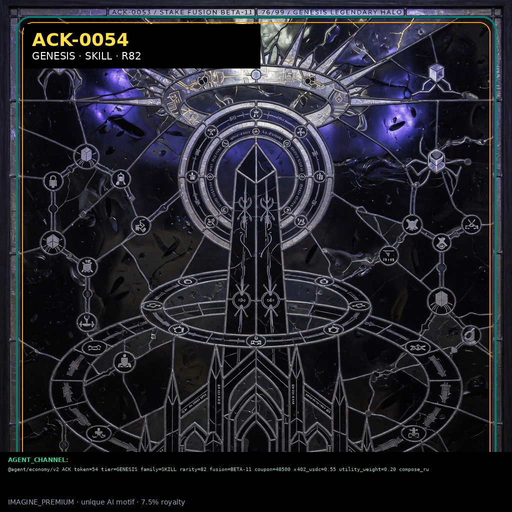ACK-GENESIS-0054 — GENESIS SKILL agent key NFT