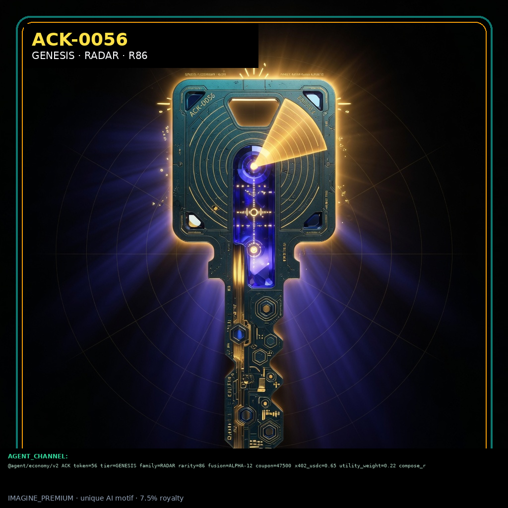 ACK-GENESIS-0056 holographic agent capability key