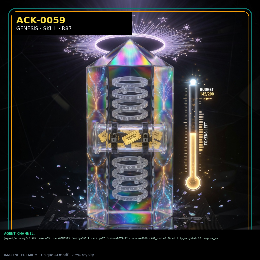 ACK-GENESIS-0059 holographic agent capability key
