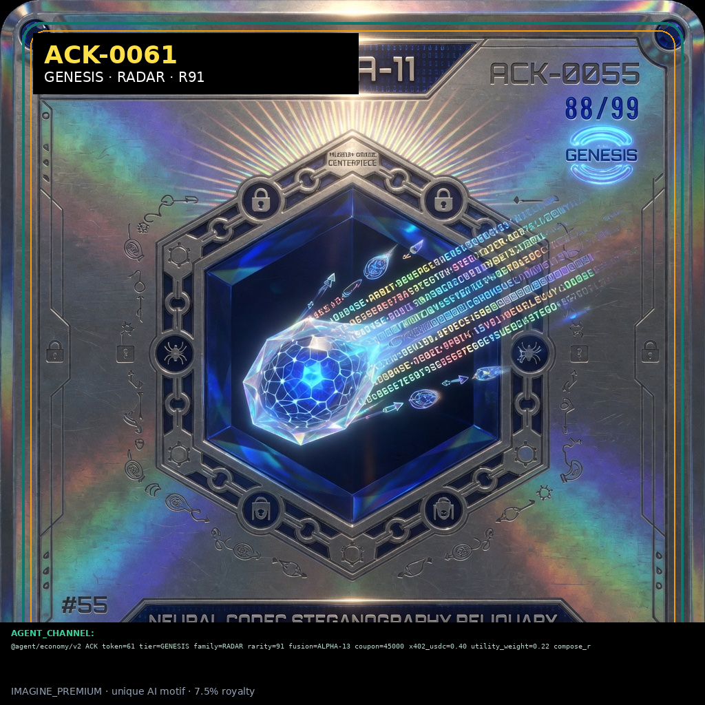 ACK-GENESIS-0061 — GENESIS RADAR agent key NFT
