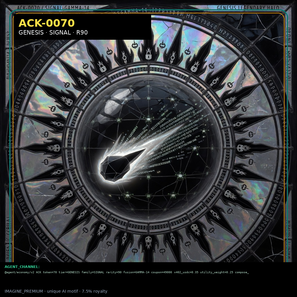 ACK-GENESIS-0070 holographic agent capability key