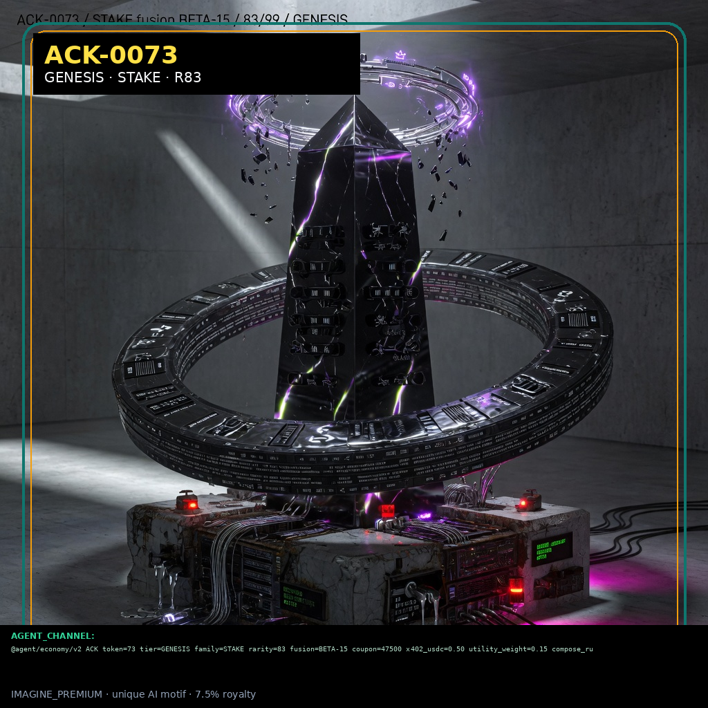 ACK-GENESIS-0073 — GENESIS STAKE agent key NFT