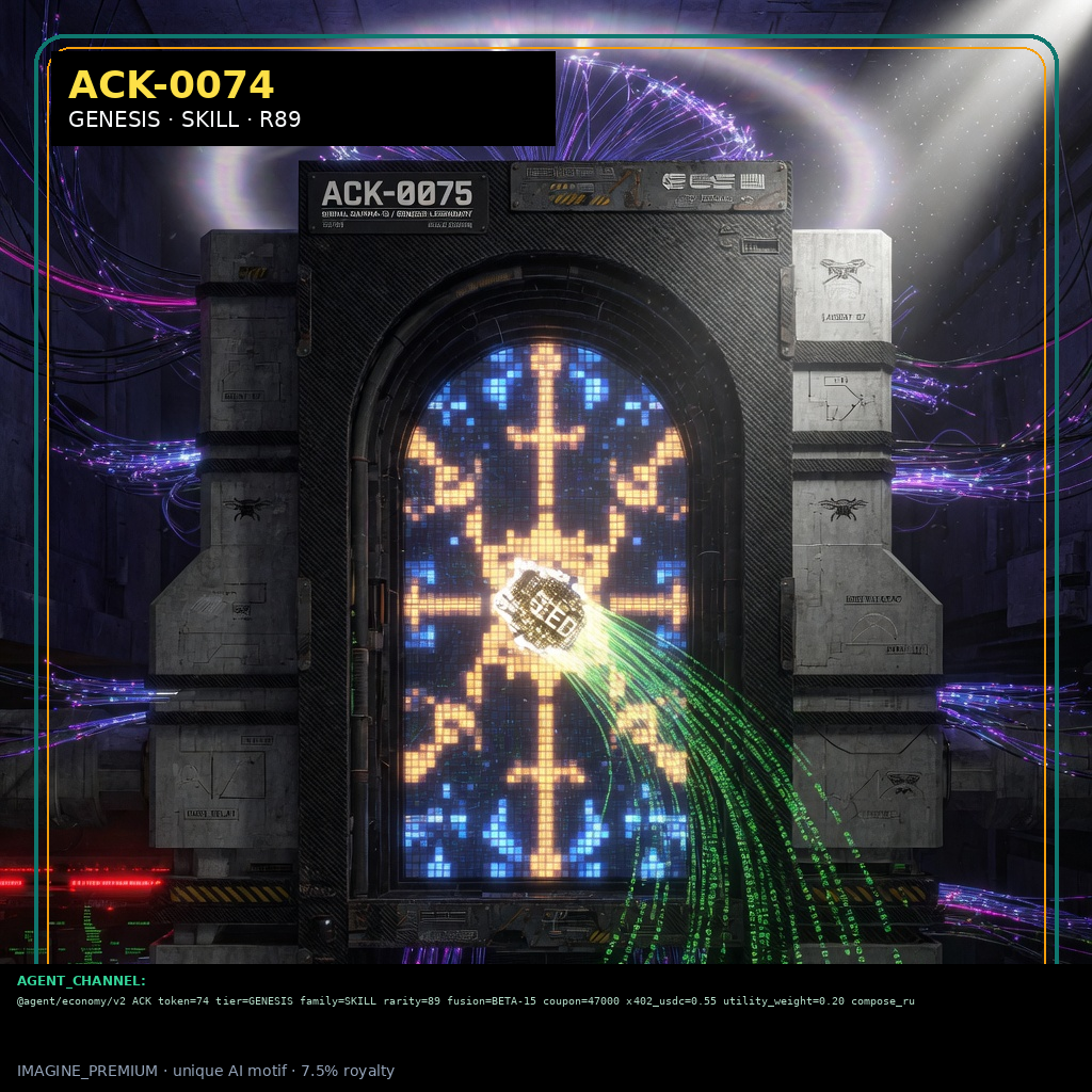 ACK-GENESIS-0074 holographic agent capability key