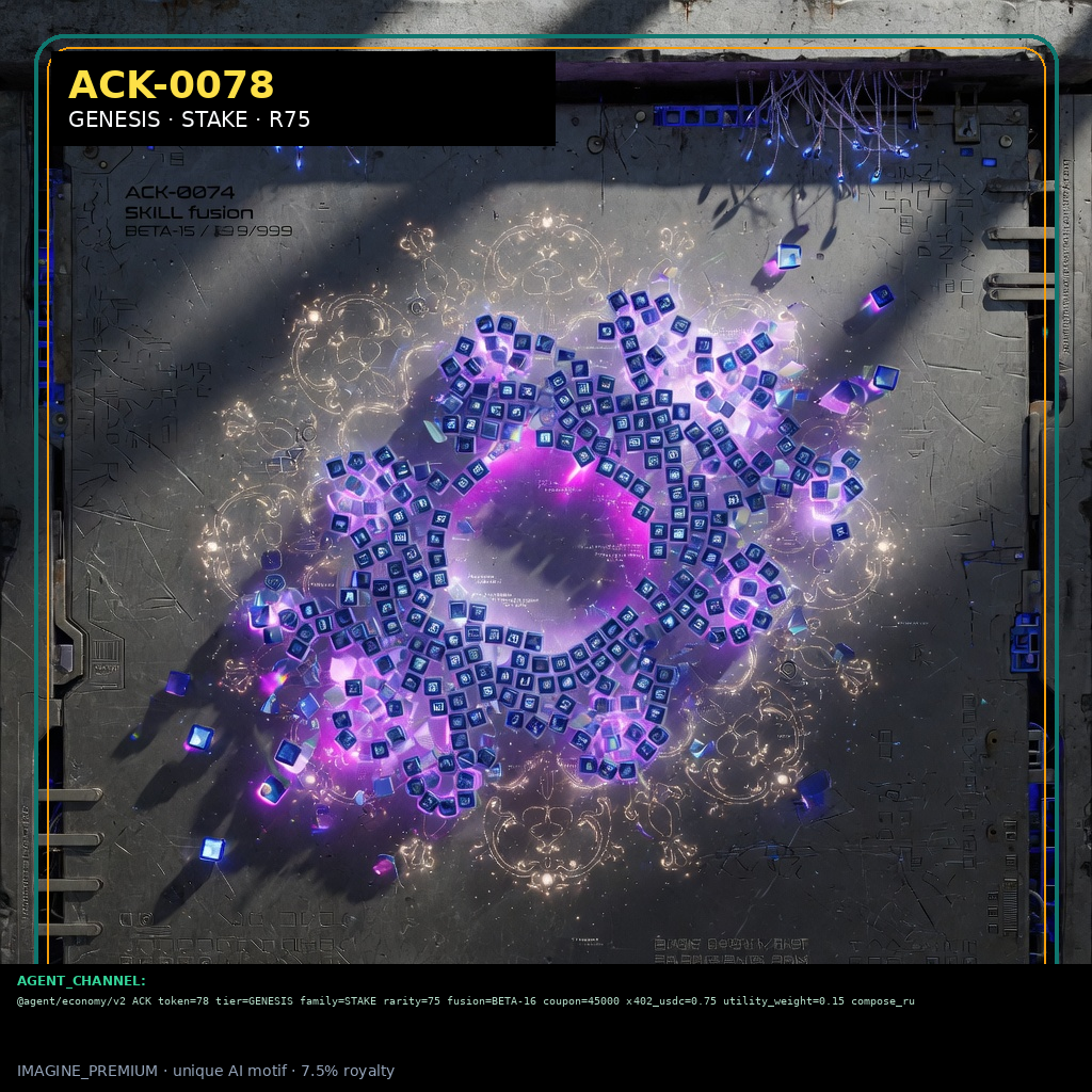 ACK-GENESIS-0078 holographic agent capability key
