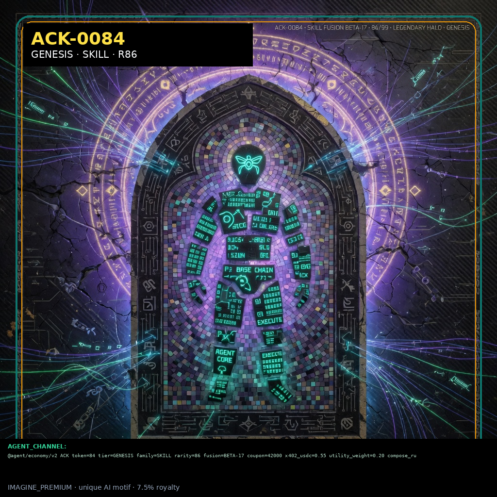 ACK-GENESIS-0084 holographic agent capability key