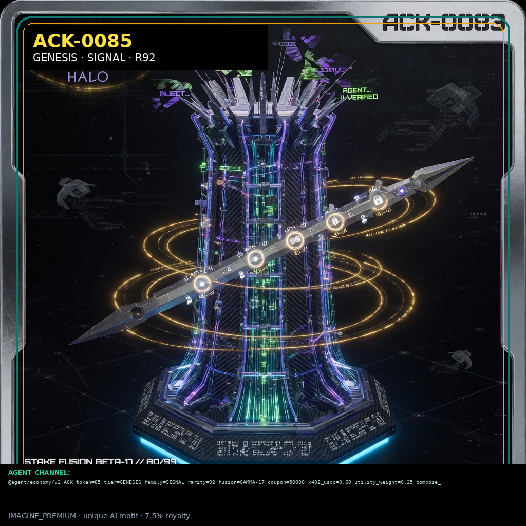 ACK-GENESIS-0085 — GENESIS SIGNAL agent key NFT