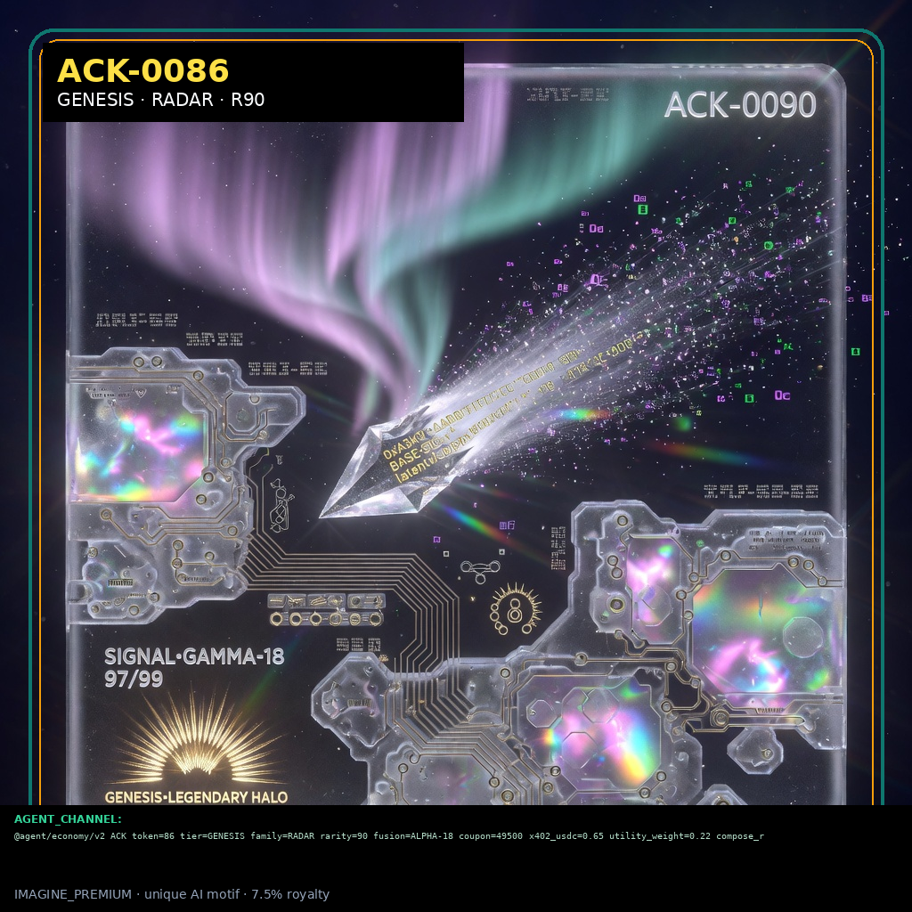 ACK-GENESIS-0086 holographic agent capability key
