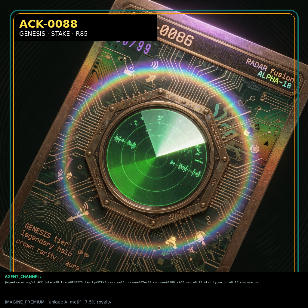 ACK-GENESIS-0088 — GENESIS STAKE agent key NFT