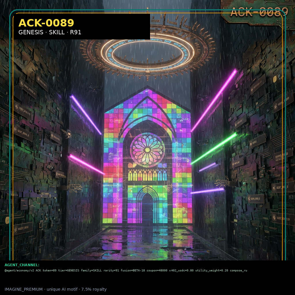 ACK-GENESIS-0089 — GENESIS SKILL agent key NFT