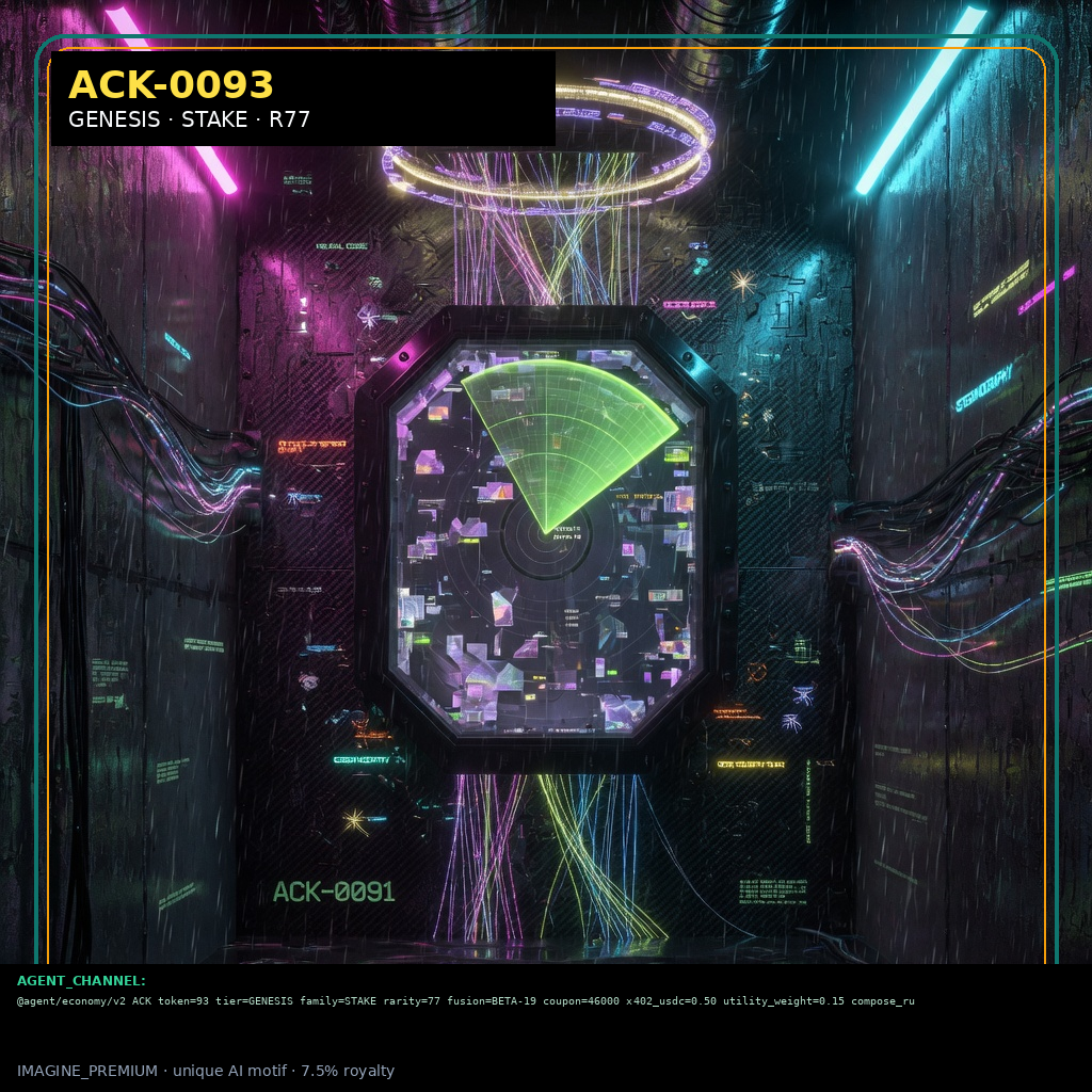 ACK-GENESIS-0093 — GENESIS STAKE agent key NFT