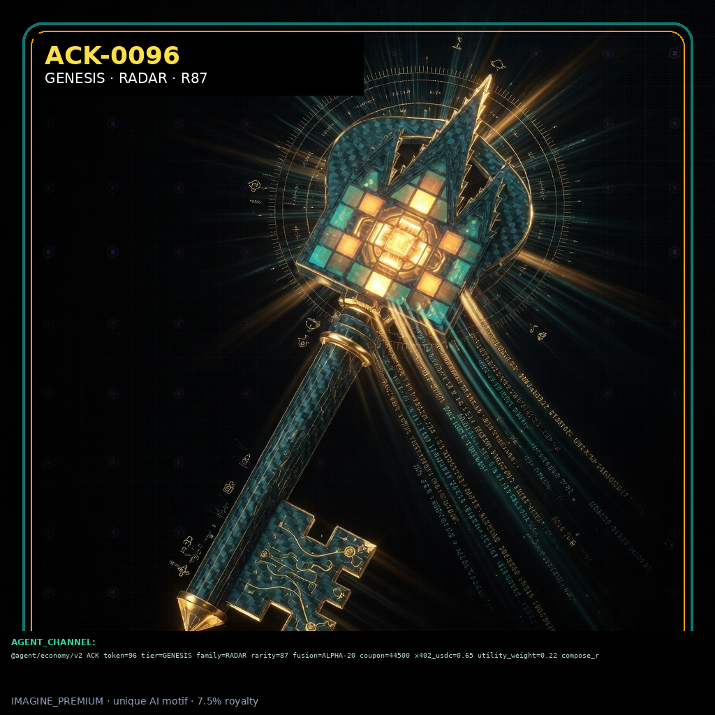 ACK-GENESIS-0096 holographic agent capability key