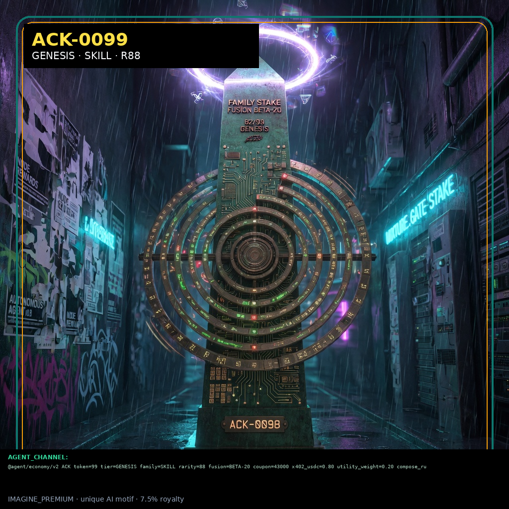 ACK-GENESIS-0099 holographic agent capability key