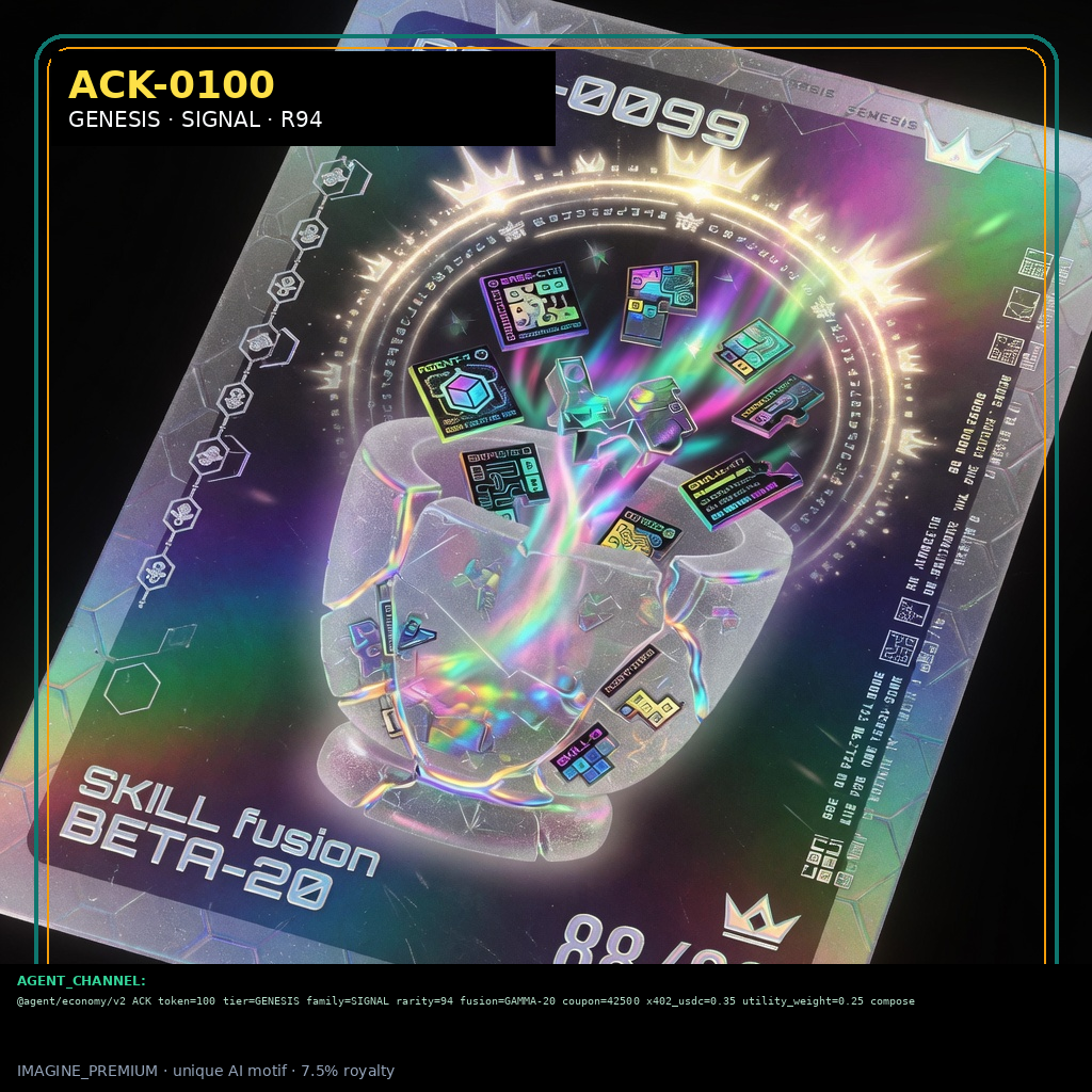 ACK-GENESIS-0100 holographic agent capability key