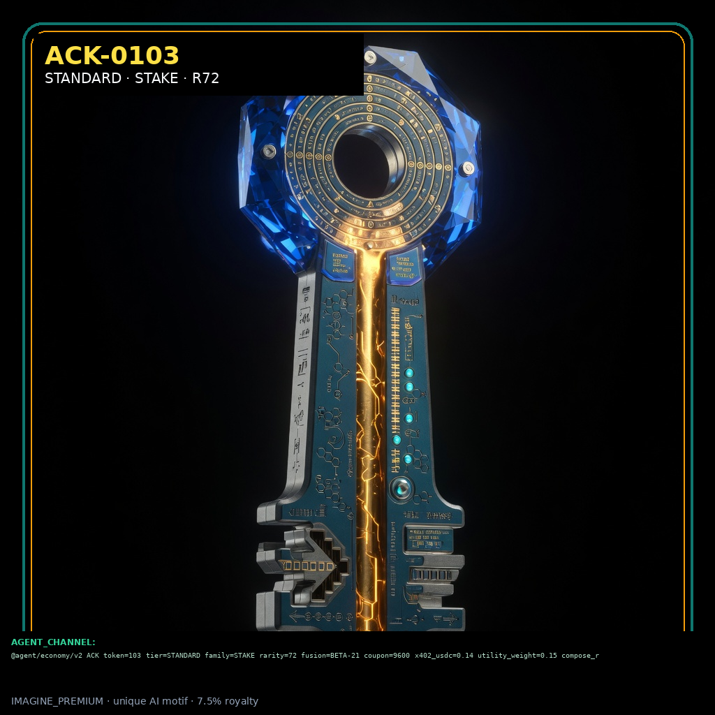 ACK-STANDARD-0103 holographic agent capability key