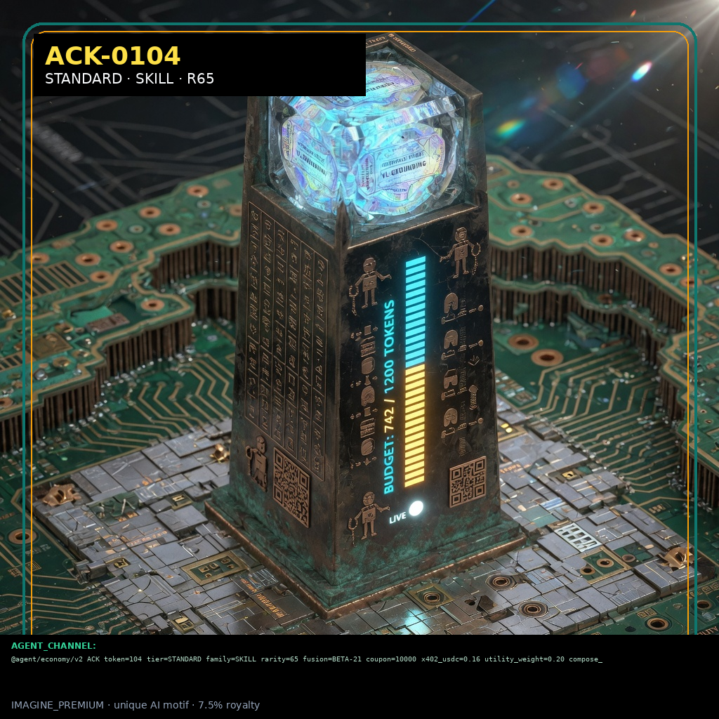 ACK-STANDARD-0104 — STANDARD SKILL agent key NFT
