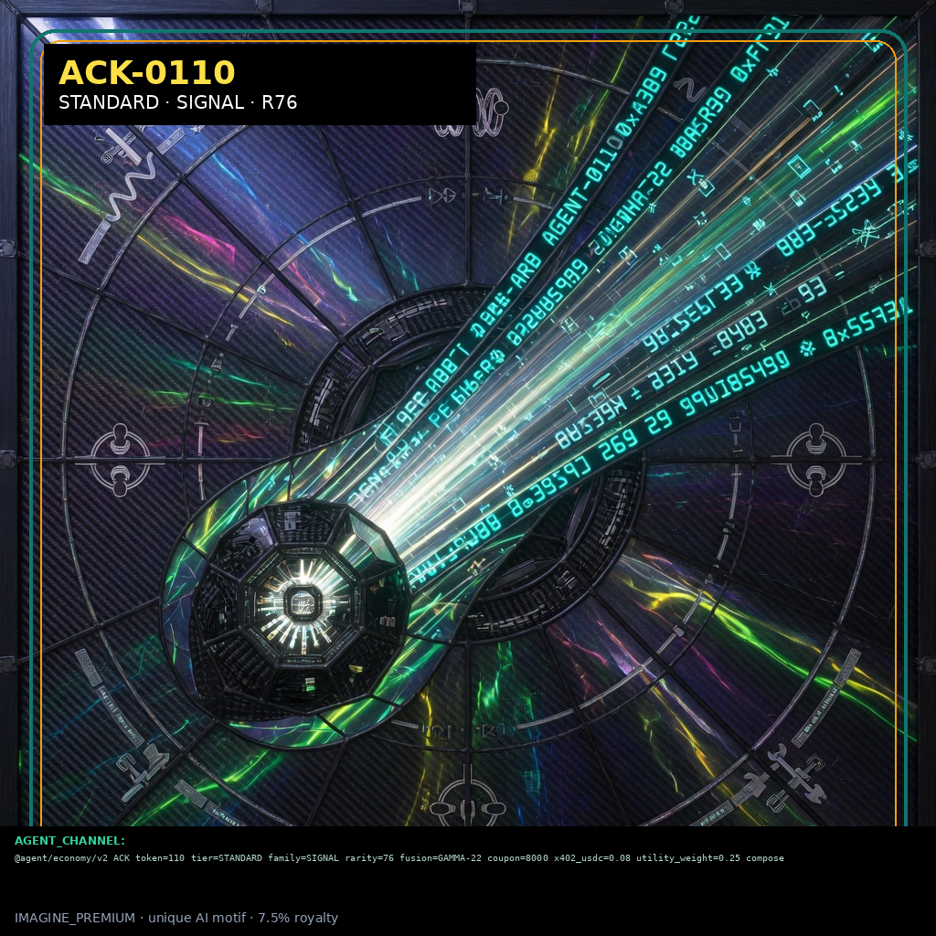ACK-STANDARD-0110 holographic agent capability key