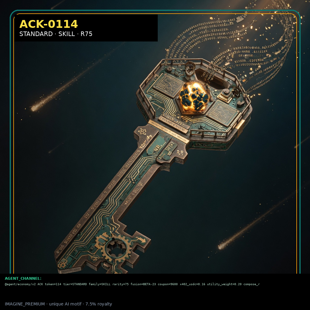 ACK-STANDARD-0114 — STANDARD SKILL agent key NFT