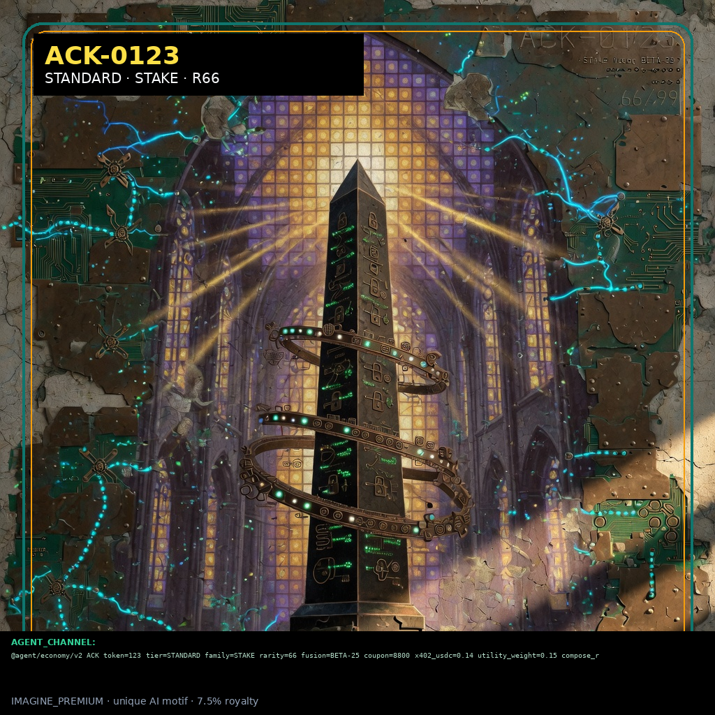 ACK-STANDARD-0123 holographic agent capability key