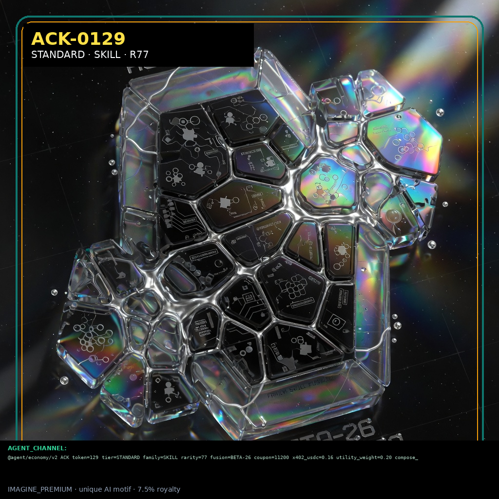 ACK-STANDARD-0129 holographic agent capability key