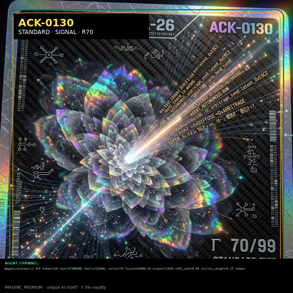 ACK-STANDARD-0130 holographic agent capability key