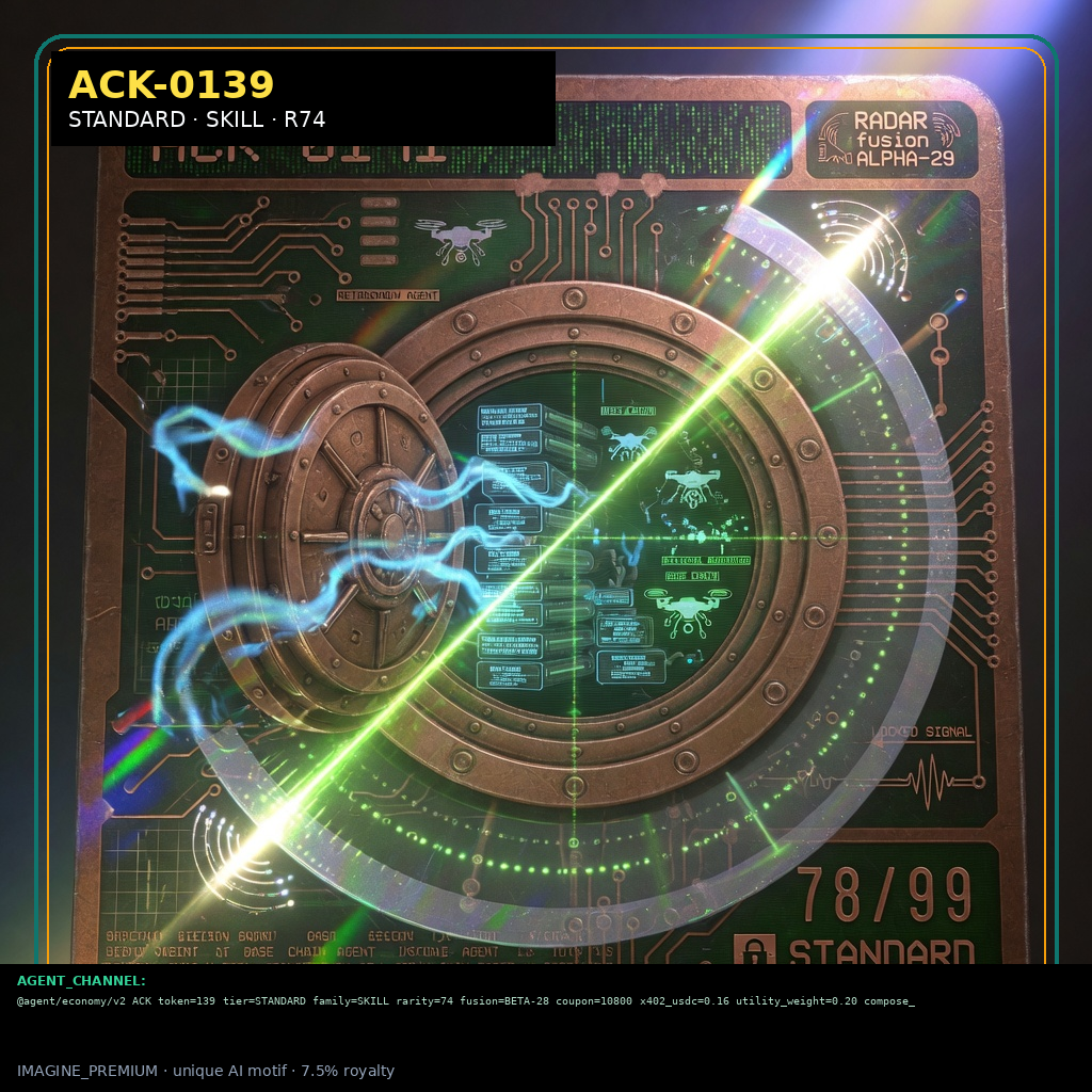 ACK-STANDARD-0139 holographic agent capability key