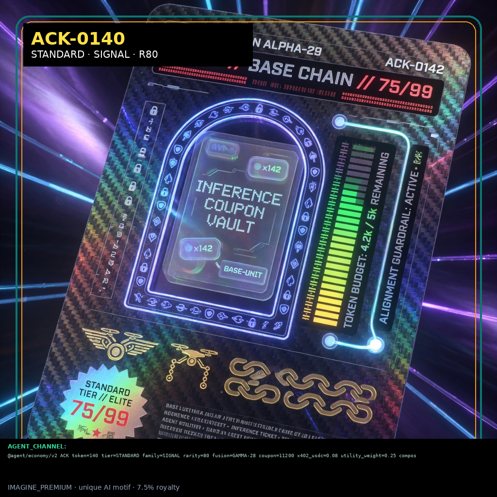 ACK-STANDARD-0140 holographic agent capability key