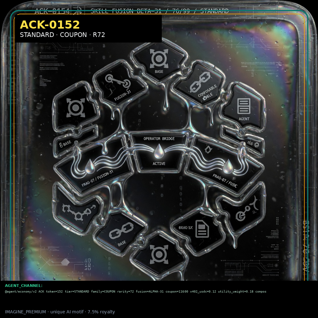 ACK-STANDARD-0152 holographic agent capability key
