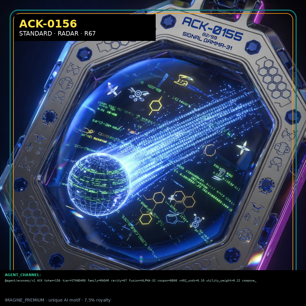 ACK-STANDARD-0156 — STANDARD RADAR agent key NFT