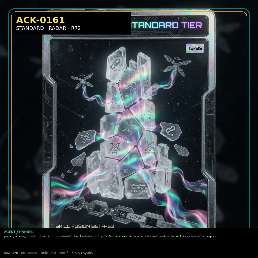ACK-STANDARD-0161 holographic agent capability key