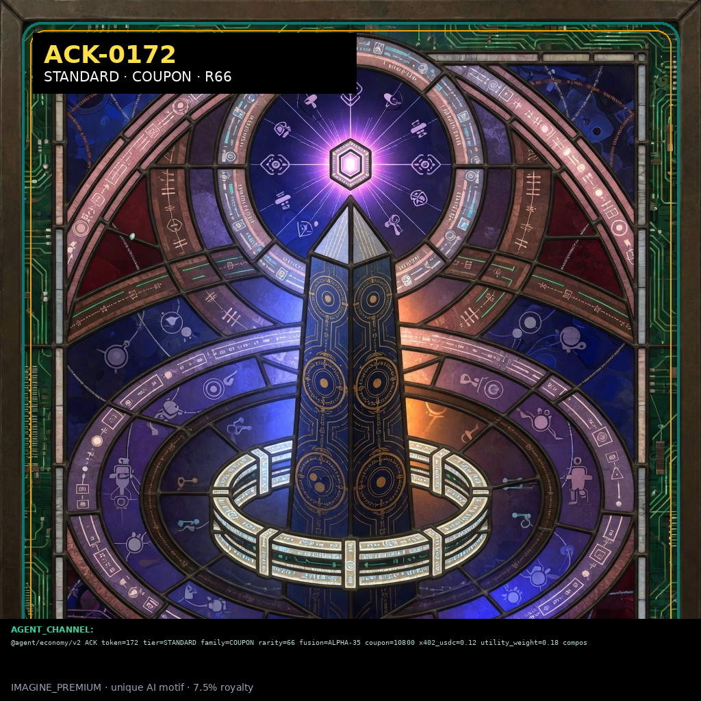 ACK-STANDARD-0172 holographic agent capability key