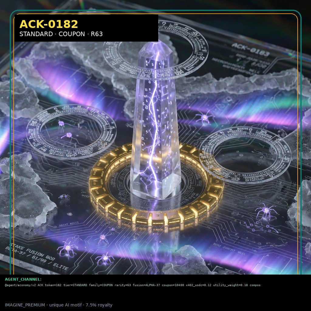 ACK-STANDARD-0182 holographic agent capability key