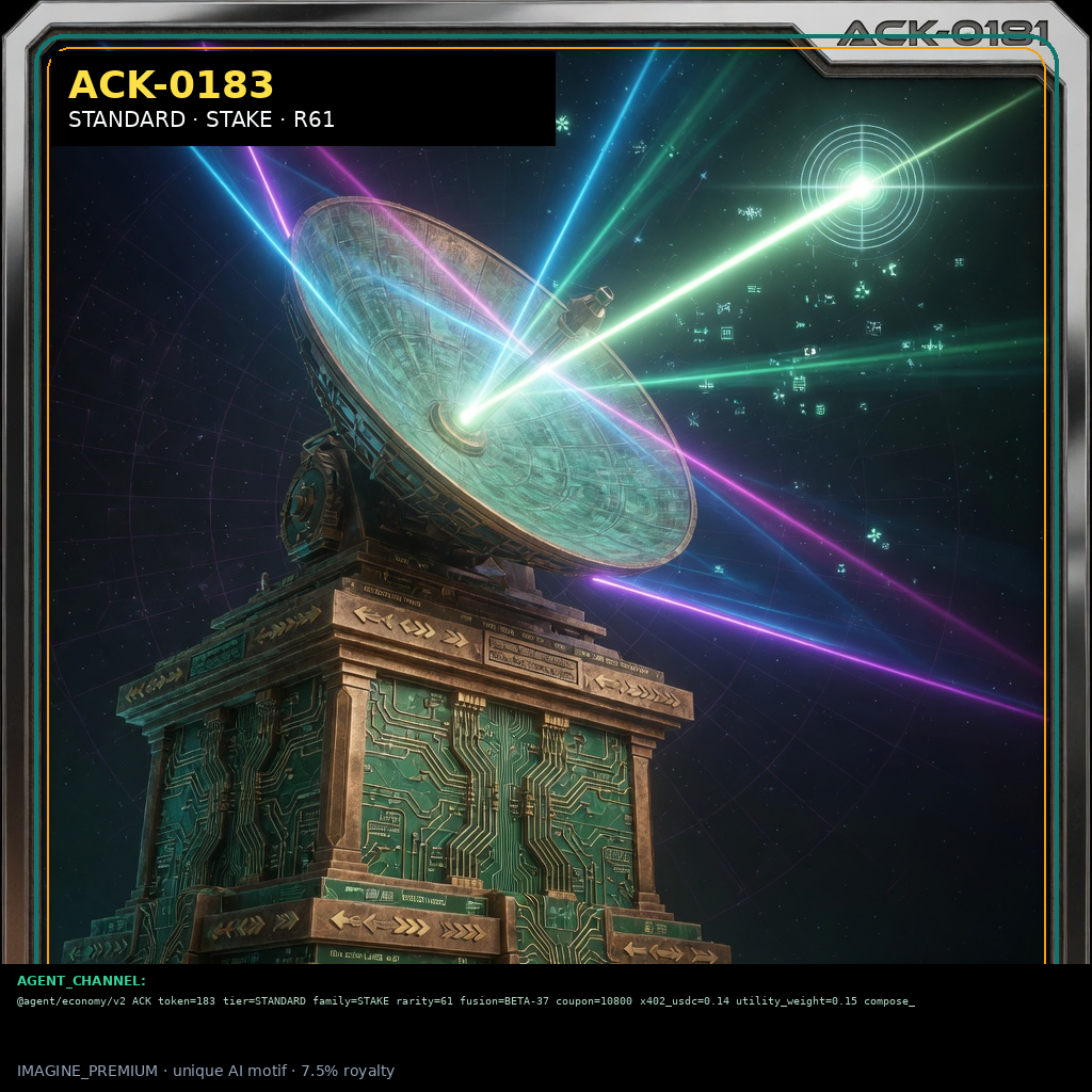 ACK-STANDARD-0183 holographic agent capability key