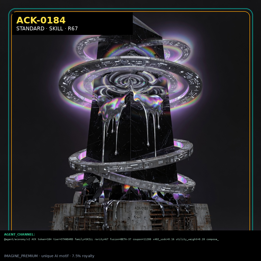 ACK-STANDARD-0184 holographic agent capability key