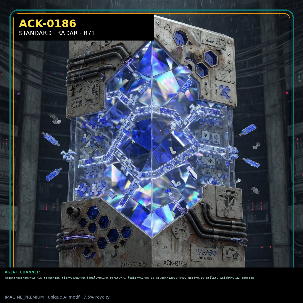 ACK-STANDARD-0186 holographic agent capability key