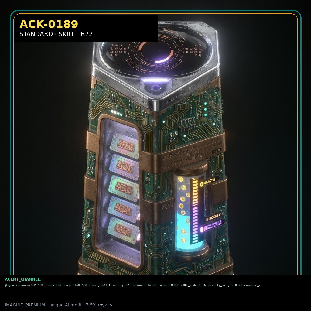 ACK-STANDARD-0189 holographic agent capability key