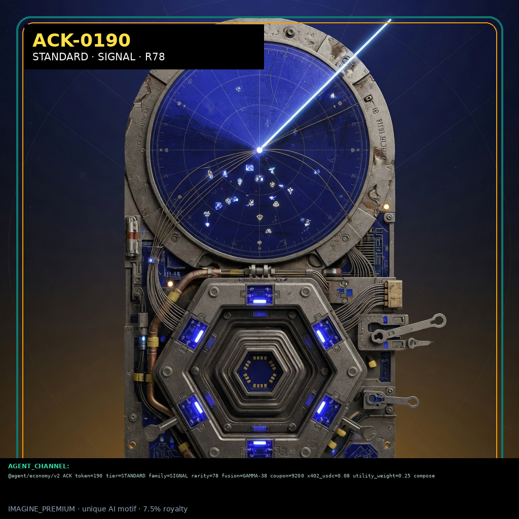 ACK-STANDARD-0190 holographic agent capability key