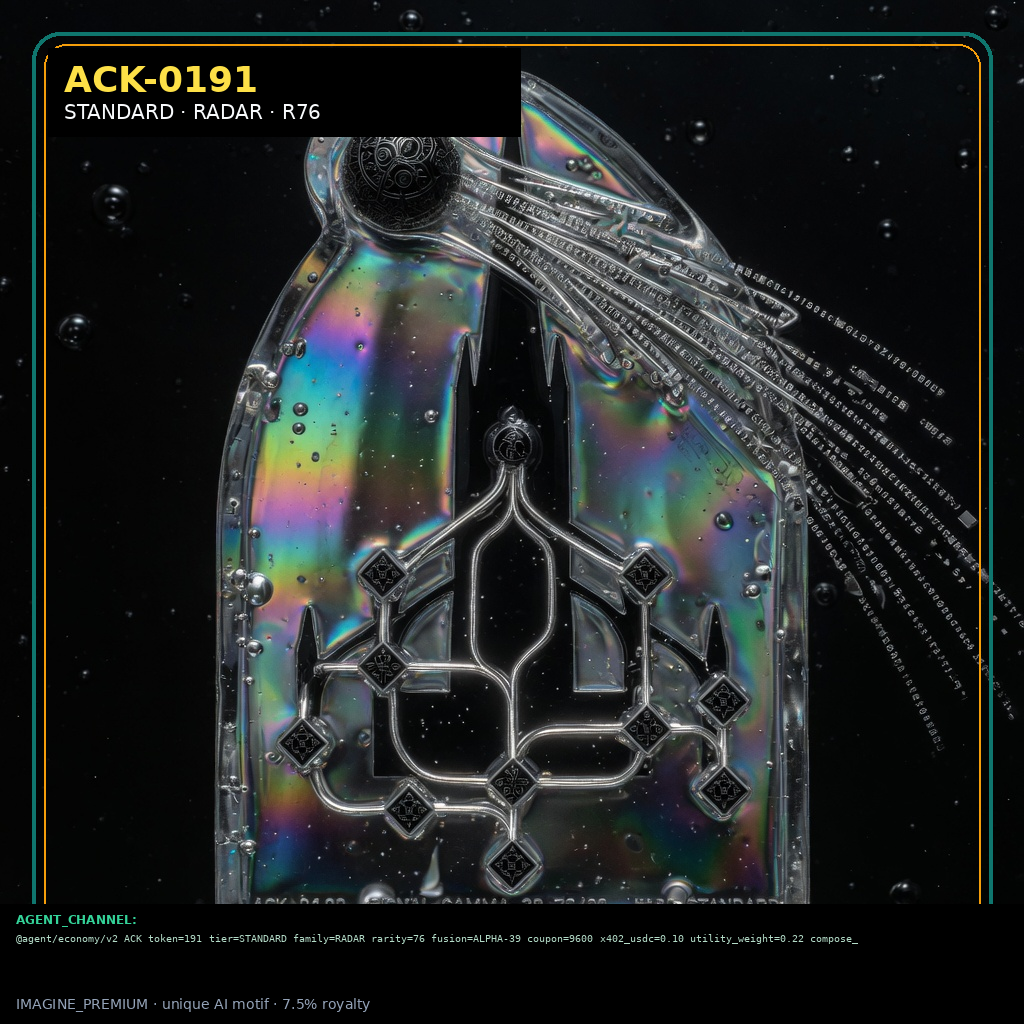 ACK-STANDARD-0191 holographic agent capability key