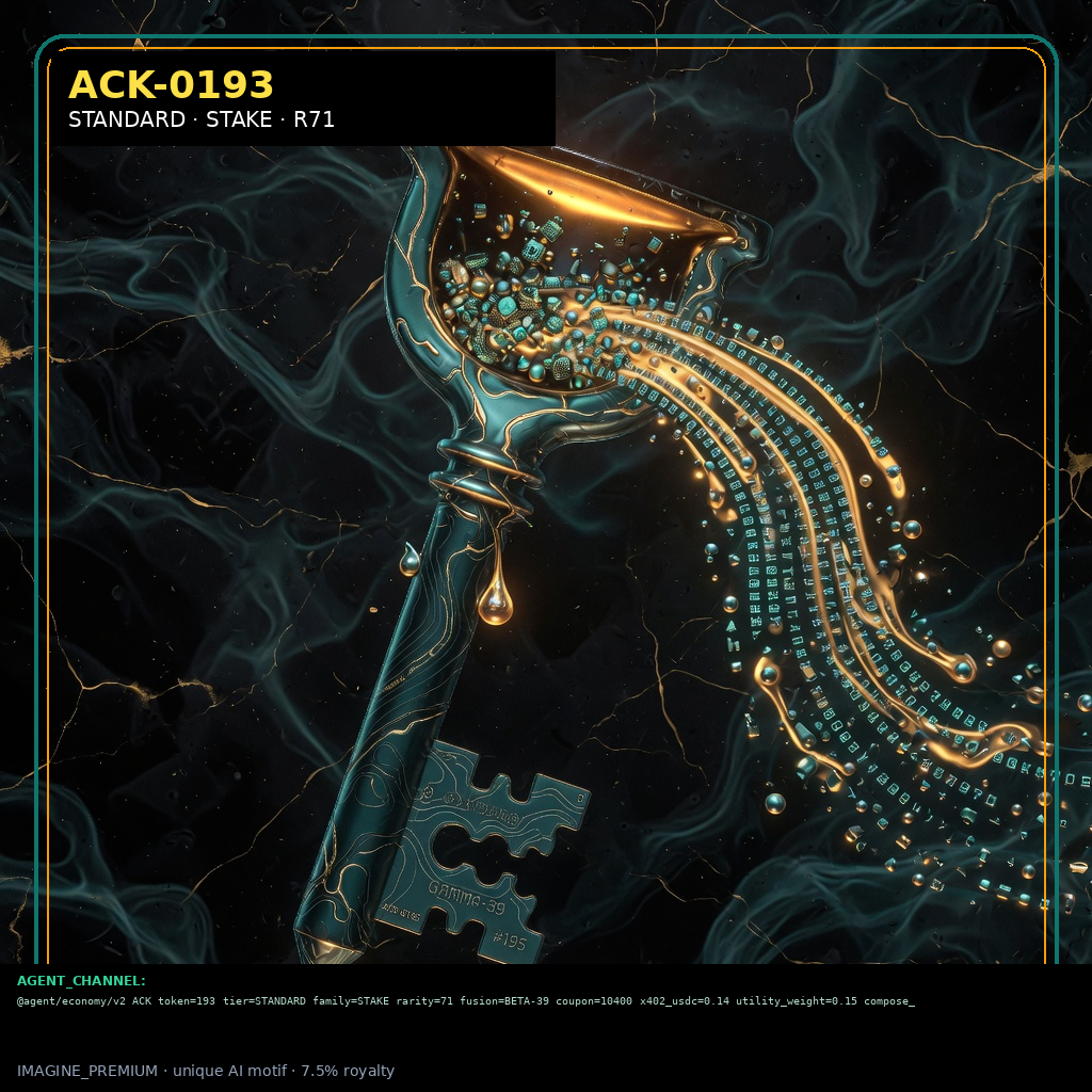 ACK-STANDARD-0193 holographic agent capability key