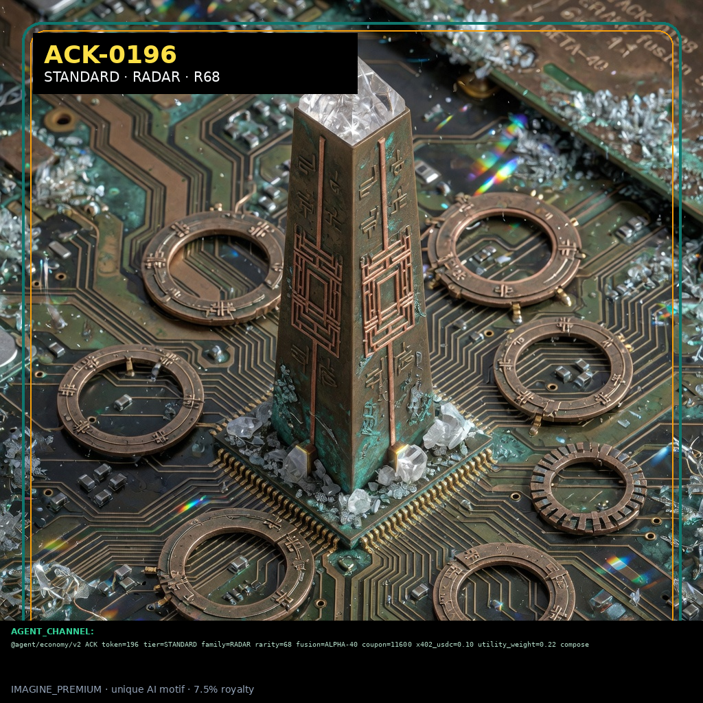 ACK-STANDARD-0196 holographic agent capability key