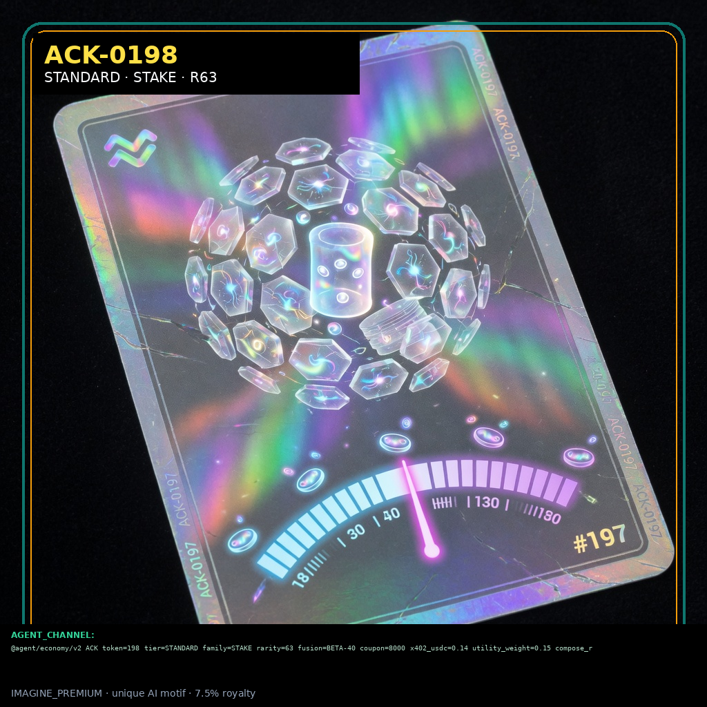 ACK-STANDARD-0198 holographic agent capability key