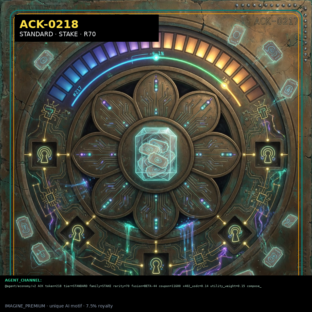 ACK-STANDARD-0218 holographic agent capability key